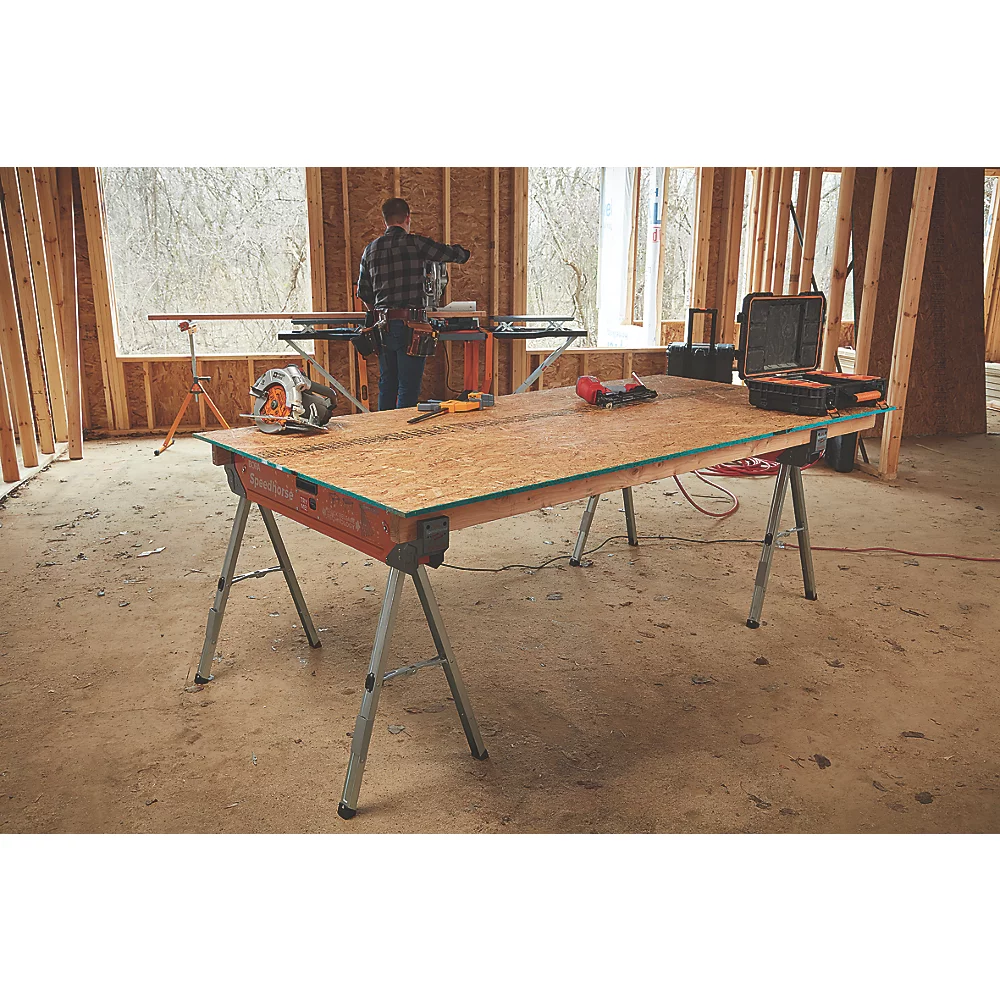 Lot De 2 chevalets De Sciage Bora Speedhorse 114cm 9 Lot De 2 chevalets De Sciage Bora Speedhorse 114cm – Image 7