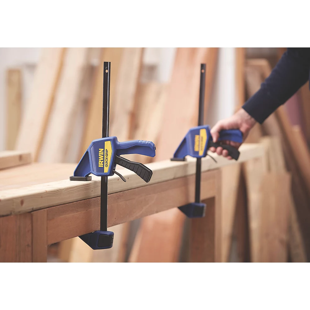 Serre-joint à Coulisse à Changement Rapide Irwin Quick-Grip 305mm 4 Serre-joint à Coulisse à Changement Rapide Irwin Quick-Grip 305mm – Image 2