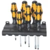 Assortiment De 6 tournevis Burins Kraftform Plus Wera