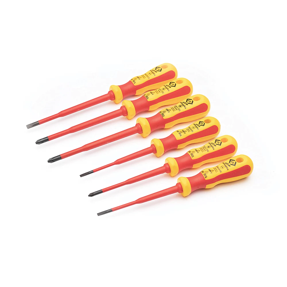 Assortiment De 6 tournevis VDE C.K 4 Assortiment De 6 tournevis VDE C.K – Image 2